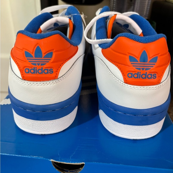 Adidas Rivalry Low in White, Blue, and Orange - Picture 13 of 16